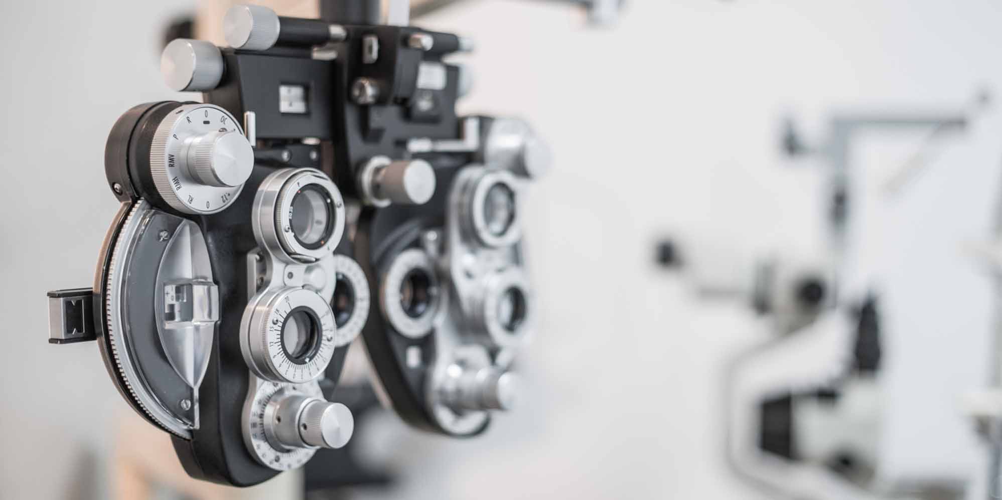 An innovative optometrist's office that utilizes cutting-edge technology in eyeglass fittings.